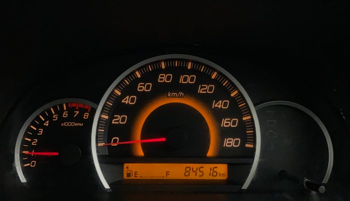 2014 Maruti Wagon R 1.0 VXI, Petrol, Manual, 84,516 km, Odometer Image