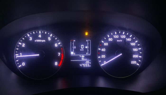 2017 Hyundai Elite i20 ASTA 1.2, Petrol, Manual, 47,559 km, Odometer Image