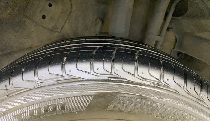 2021 Tata NEXON XZA PLUS PETROL, Petrol, Automatic, 13,181 km, Left Rear Tyre Tread