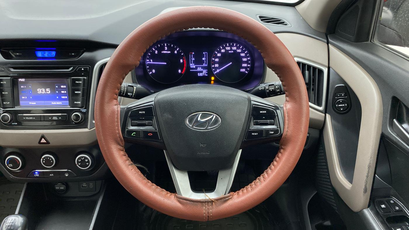 2017 Hyundai Creta 1.4 S CRDI, Diesel, Manual, 53,422 km, Steering Wheel Close Up