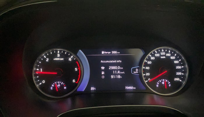 2020 KIA SELTOS HTX PLUS 1.5 DIESEL, Diesel, Manual, 73,462 km, Odometer Image