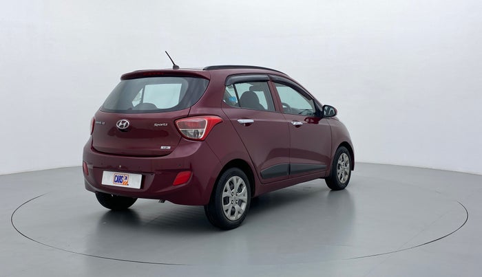 2014 Hyundai Grand i10 SPORTZ 1.2 KAPPA VTVT, Petrol, Manual, 88,974 km, Right Back Diagonal