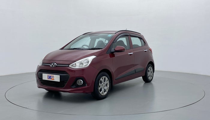 2014 Hyundai Grand i10 SPORTZ 1.2 KAPPA VTVT, Petrol, Manual, 88,974 km, Left Front Diagonal