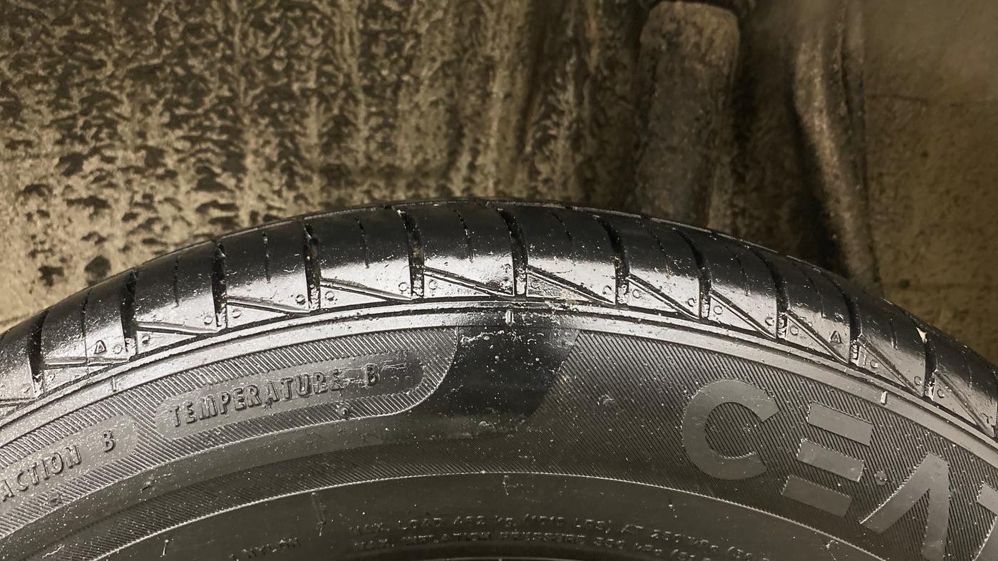 2019 Maruti S PRESSO VXI+, Petrol, Manual, 1,34,696 km, Left Rear Tyre Tread