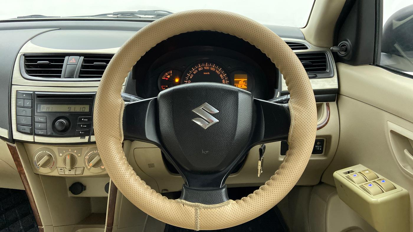 2014 Maruti Swift Dzire LDI, Diesel, Manual, 1,19,293 km, Steering Wheel Close Up