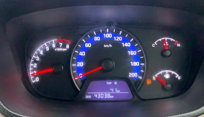 2014 Hyundai Xcent SX 1.2 (O), Petrol, Manual, 43,037 km, Odometer Image