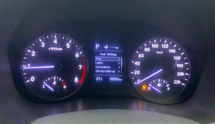 2018 Hyundai Verna 1.6 VTVT SX (O) AT, Petrol, Automatic, 35,556 km, Odometer Image