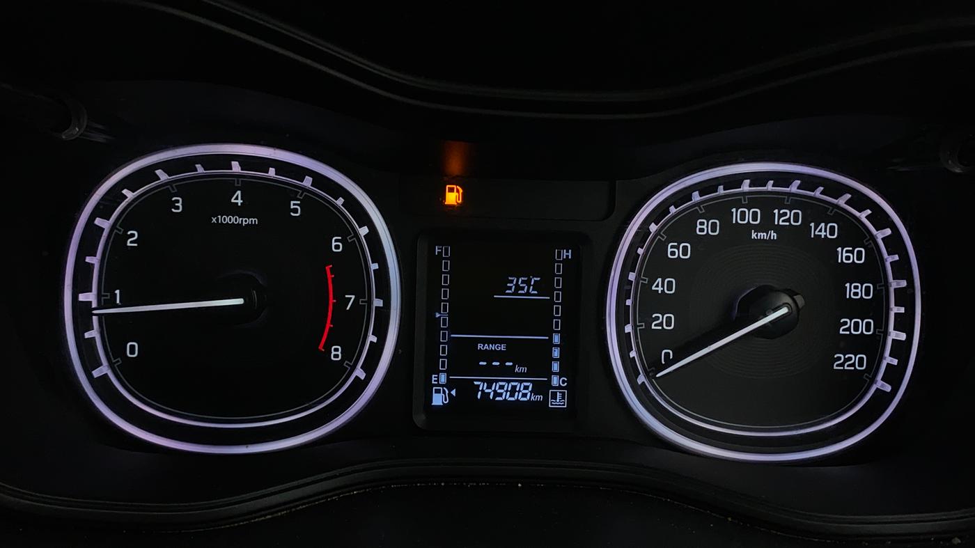 2021 Maruti Vitara Brezza ZXI, Petrol, Manual, 74,976 km, Odometer Image