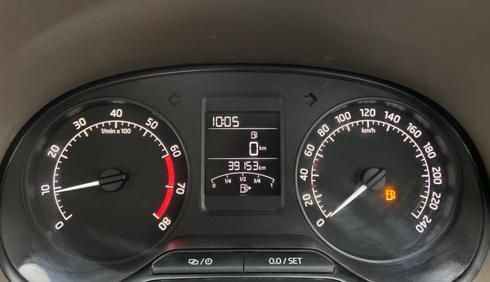 2016 Skoda Rapid AMBITION 1.6 MPI MT, Petrol, Manual, 39,365 km, Odometer Image