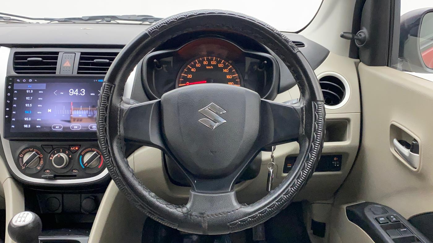 2014 Maruti Celerio VXI, Petrol, Manual, 50,965 km, Steering Wheel Close Up