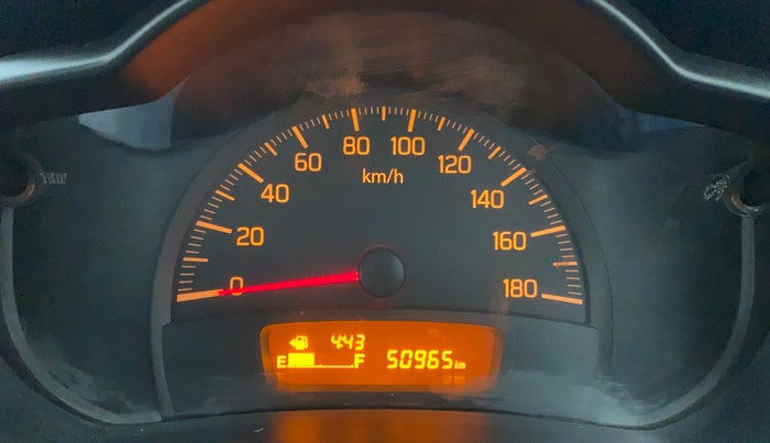 2014 Maruti Celerio VXI, Petrol, Manual, 50,965 km, Odometer Image