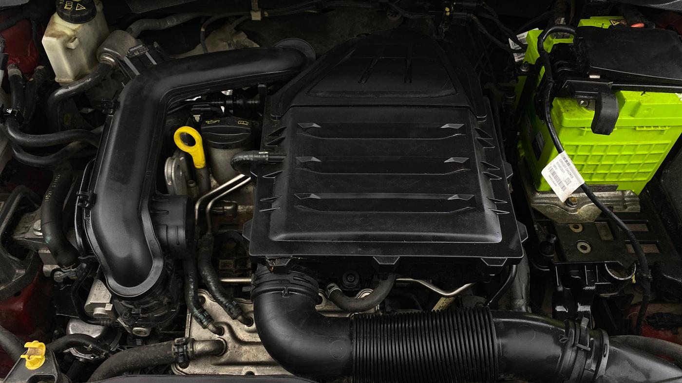 2021 Skoda KUSHAQ STYLE 1.0L TSI AT, Petrol, Automatic, 72,624 km, Engine View