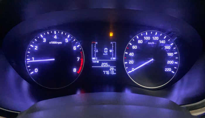 2015 Hyundai Elite i20 SPORTZ 1.2 (O), Petrol, Manual, 77,613 km, Odometer Image