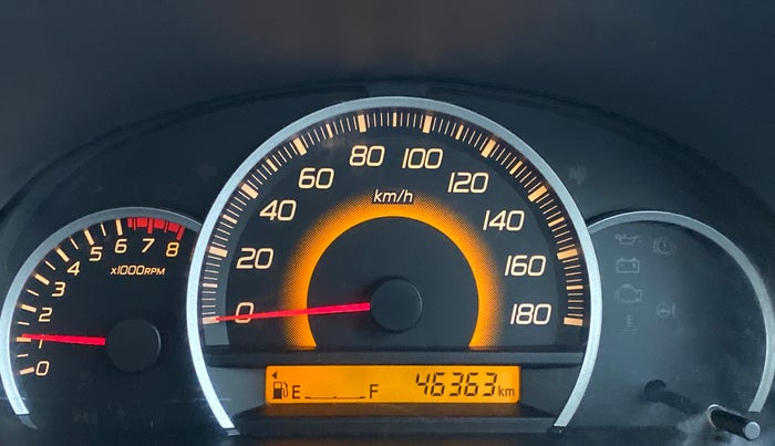 2012 Maruti Wagon R 1.0 VXI, Petrol, Manual, 46,566 km, Odometer Image