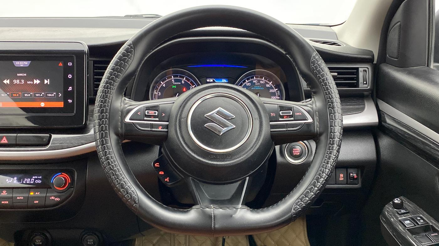 2019 Maruti XL6 ZETA AT SHVS, Petrol, Automatic, 55,235 km, Steering Wheel Close Up