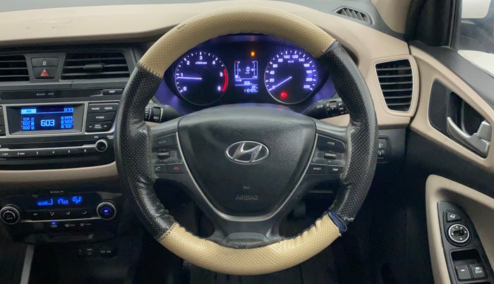 2016 Hyundai Elite i20 SPORTZ 1.4 CRDI, Diesel, Manual, 1,16,648 km, Steering Wheel Close Up