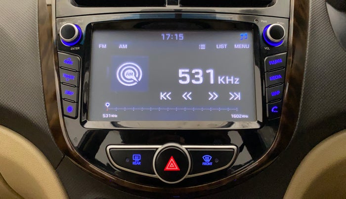 2016 Hyundai Verna 1.6 VTVT SX AT, Petrol, Automatic, 65,948 km, Infotainment System