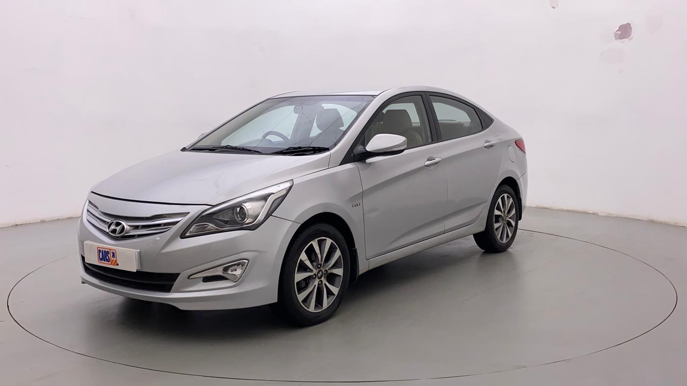 2016 Hyundai Verna 1.6 VTVT SX AT, Petrol, Automatic, 65,948 km, Left Front Diagonal