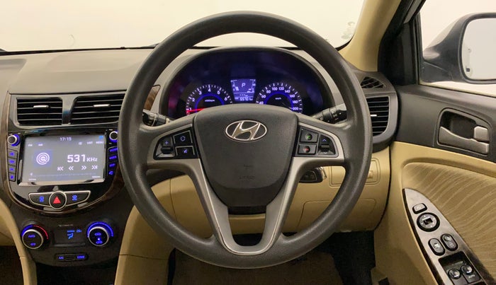 2016 Hyundai Verna 1.6 VTVT SX AT, Petrol, Automatic, 65,948 km, Steering Wheel Close Up