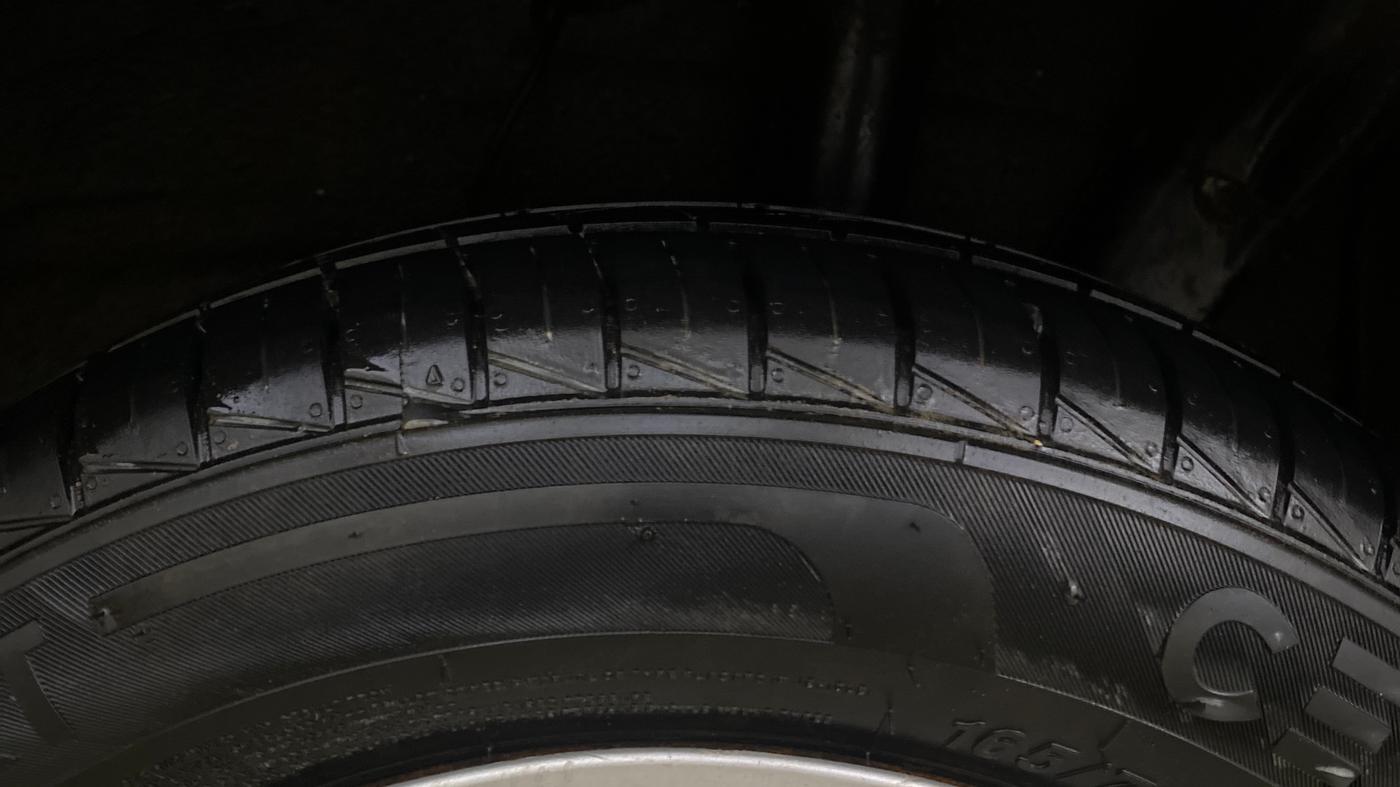 2020 Hyundai AURA S 1.2 CNG, CNG, Manual, 52,138 km, Left Rear Tyre Tread