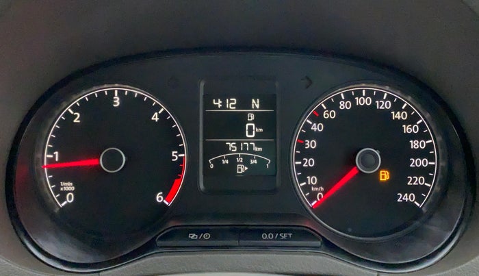 2016 Volkswagen Vento HIGHLINE TDI AT, Diesel, Automatic, 75,241 km, Odometer Image