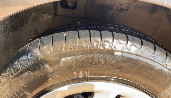 2021 Hyundai AURA S 1.2, CNG, Manual, 61,427 km, Left Front Tyre Tread