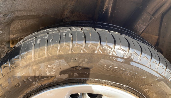 2021 Hyundai AURA S 1.2, CNG, Manual, 61,427 km, Left Rear Tyre Tread