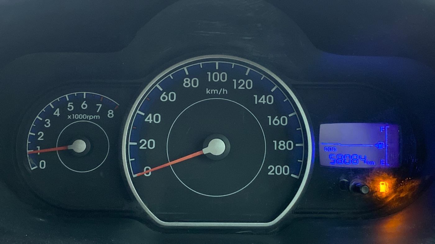 2010 Hyundai i10 MAGNA 1.2, Petrol, Manual, 58,135 km, Odometer Image