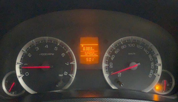 2012 Maruti Swift Dzire VXI, Petrol, Manual, 72,402 km, Odometer Image