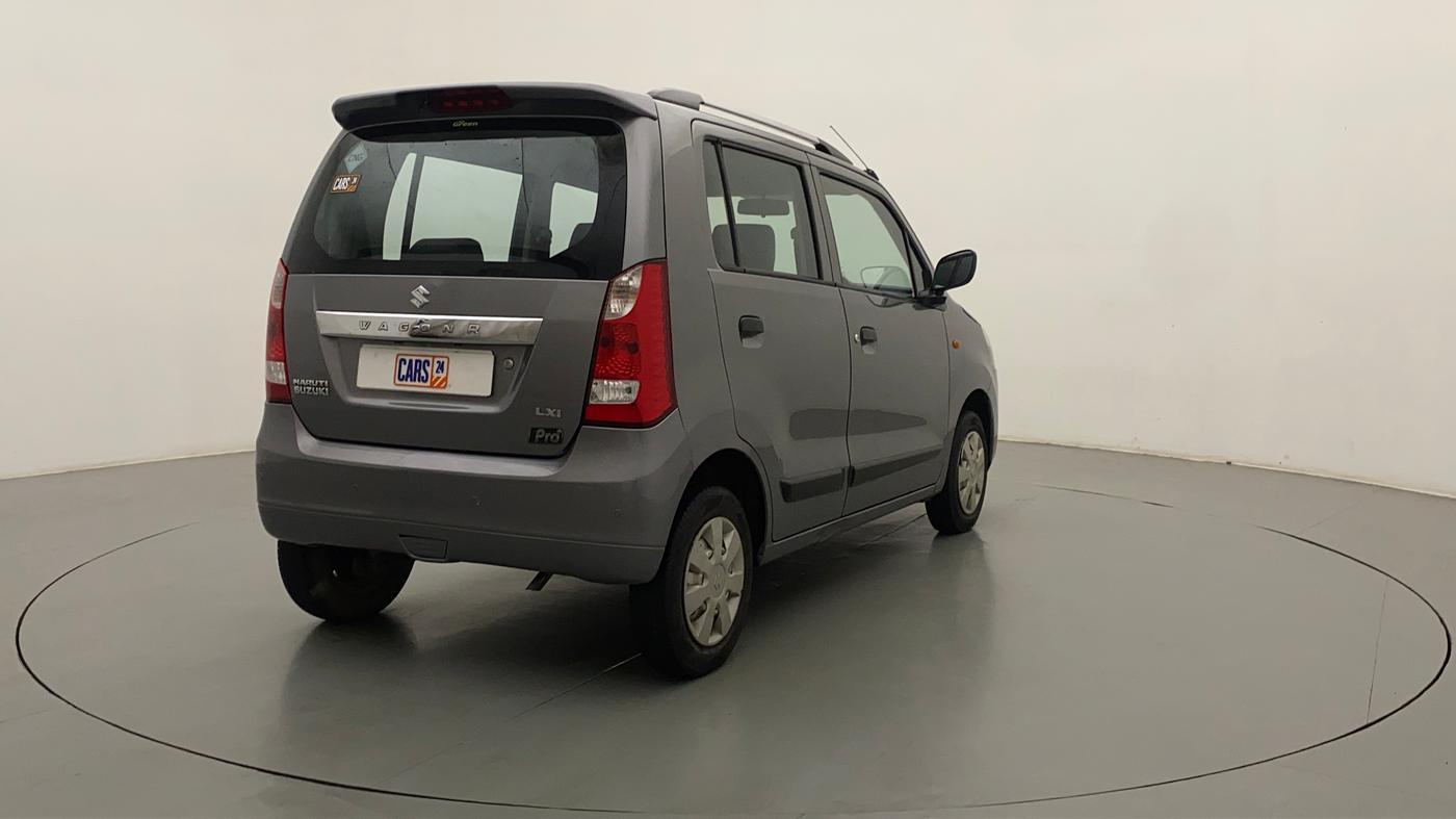 2015 Maruti Wagon R 1.0 LXI CNG, CNG, Manual, 65,215 km, Right Back Diagonal