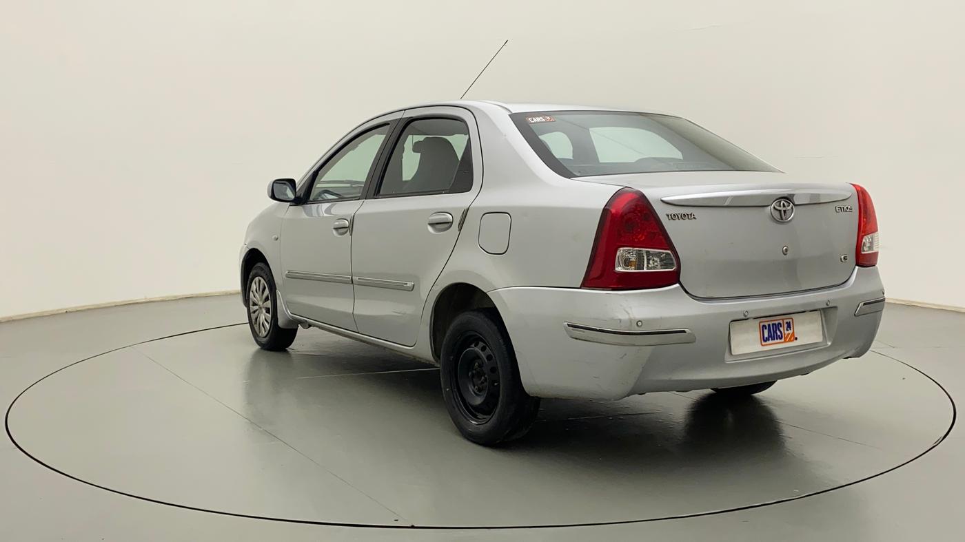2011 Toyota Etios G, Petrol, Manual, 72,268 km, Left Back Diagonal