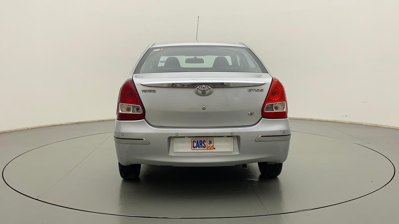 2011 Toyota Etios G, Petrol, Manual, 72,268 km, Back/Rear