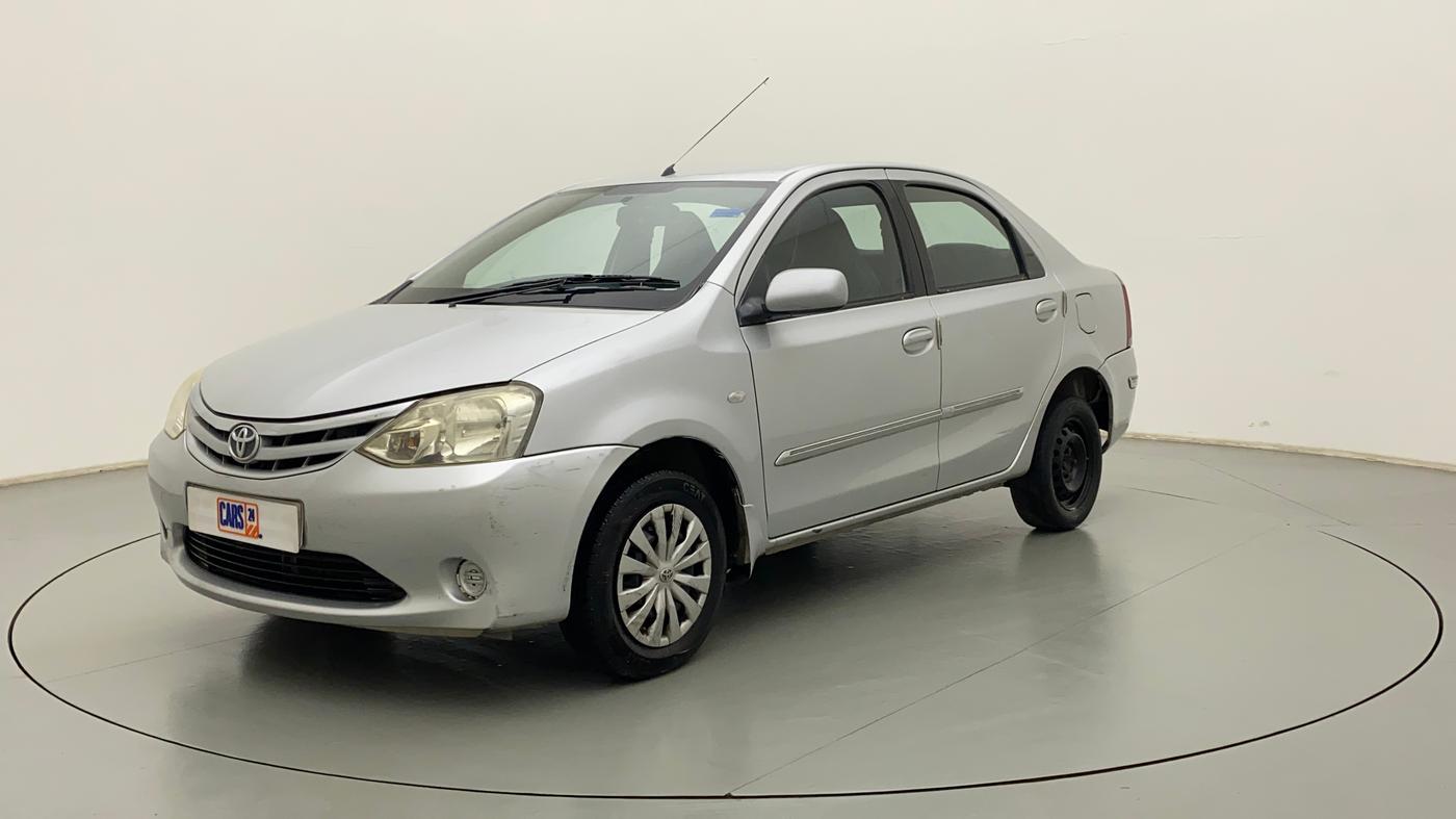 2011 Toyota Etios G, Petrol, Manual, 72,268 km, Left Front Diagonal