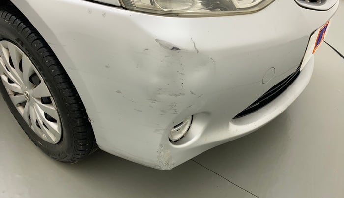 2011 Toyota Etios G, Petrol, Manual, 72,268 km, Front bumper - Minor scratches