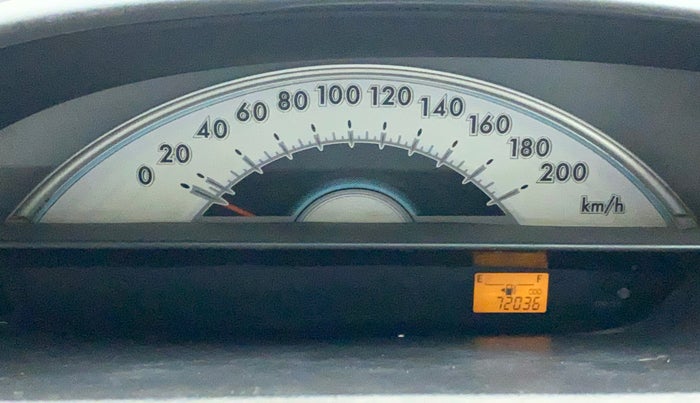 2011 Toyota Etios G, Petrol, Manual, 72,268 km, Odometer Image