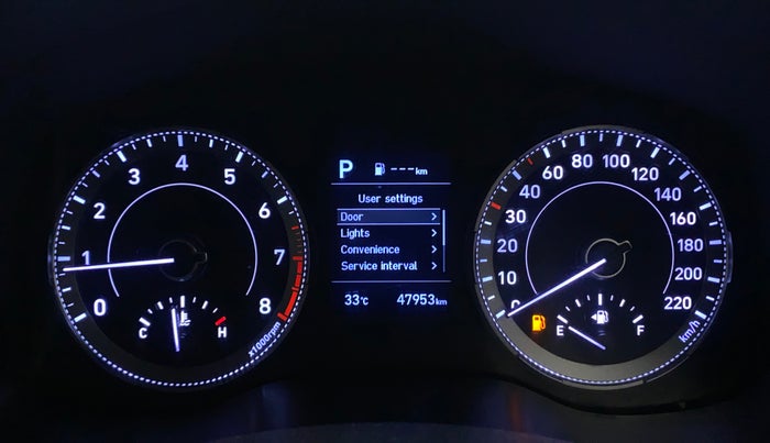 2021 Hyundai VENUE SX PLUS 1.0 TURBO DCT, Petrol, Automatic, 48,113 km, Odometer Image