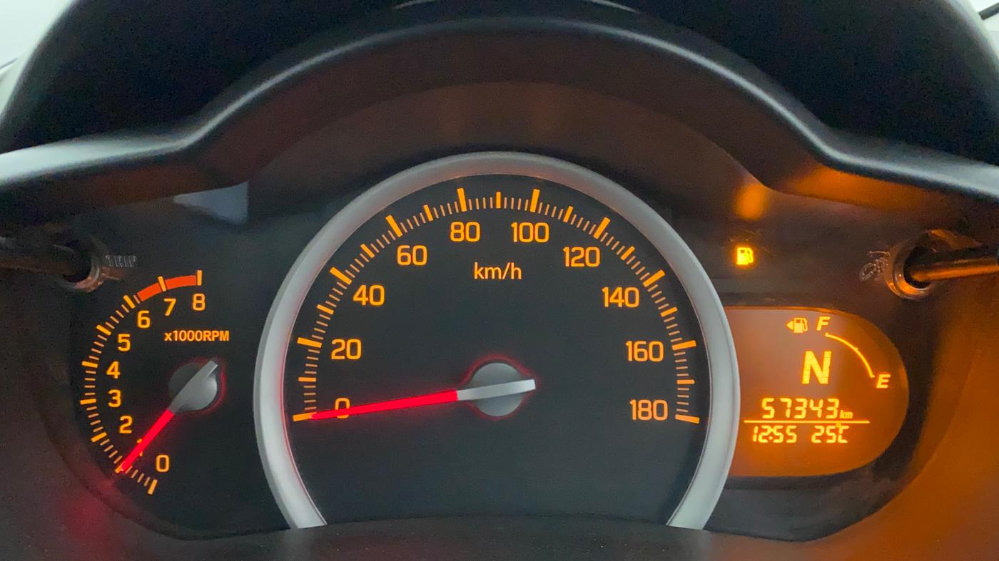 2016 Maruti Celerio VXI AMT, Petrol, Automatic, 57,341 km, Odometer Image