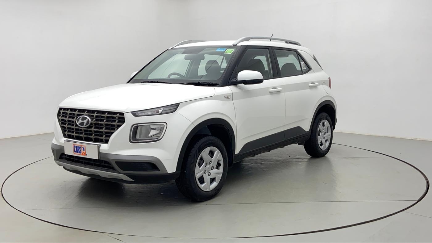 2020 Hyundai VENUE S MT 1.2 KAPPA, Petrol, Manual, 878 km, Left Front Diagonal (45- Degree) View