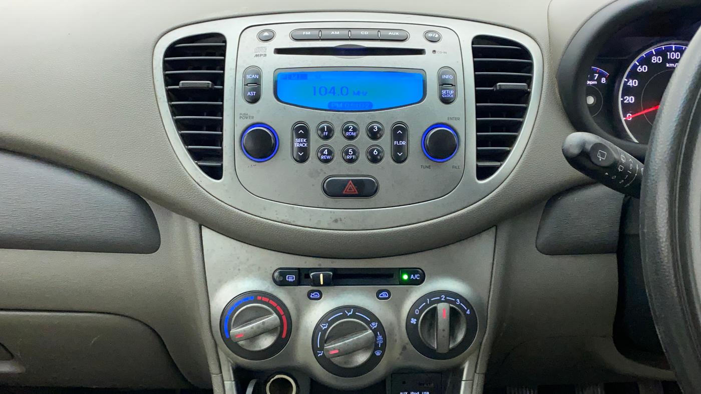 2011 Hyundai i10 SPORTZ 1.2, Petrol, Manual, 66,471 km, Air Conditioner