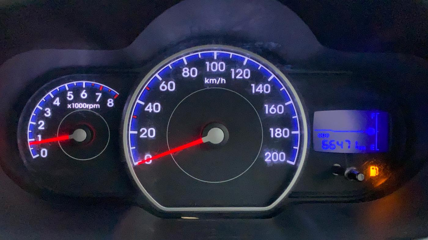 2011 Hyundai i10 SPORTZ 1.2, Petrol, Manual, 66,471 km, Odometer Image