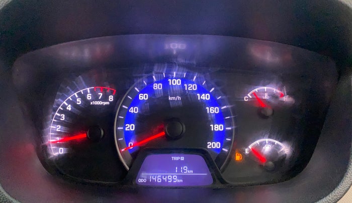 2018 Hyundai Xcent S 1.2, CNG, Manual, 1,46,499 km, Odometer Image
