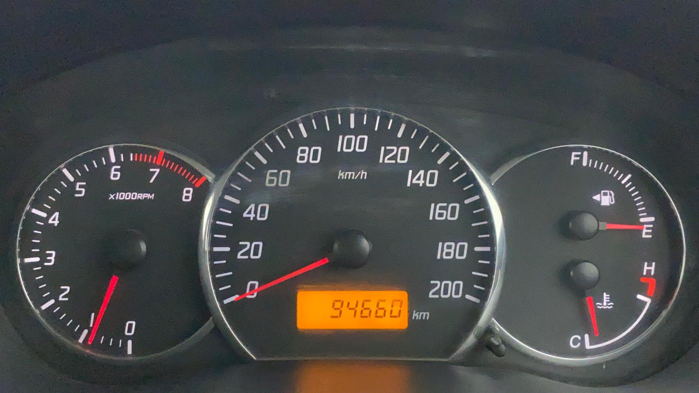 2011 Maruti Swift VXI, Petrol, Manual, 94,660 km, Odometer Image