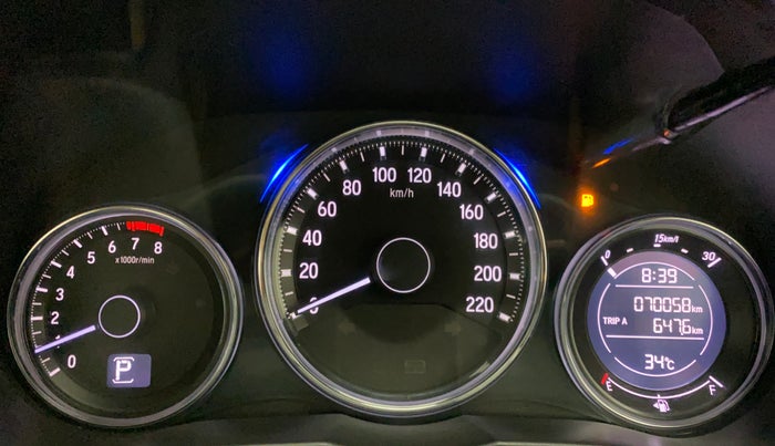 2017 Honda City 1.5L I-VTEC VX CVT, Petrol, Automatic, 70,137 km, Odometer Image