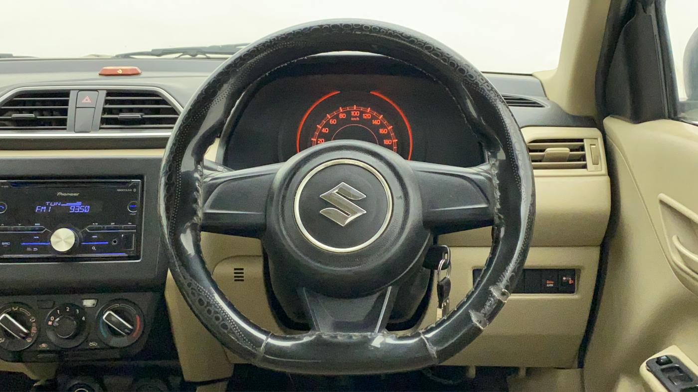 2019 Maruti Dzire LDI, Diesel, Manual, 40,432 km, Steering Wheel Close Up