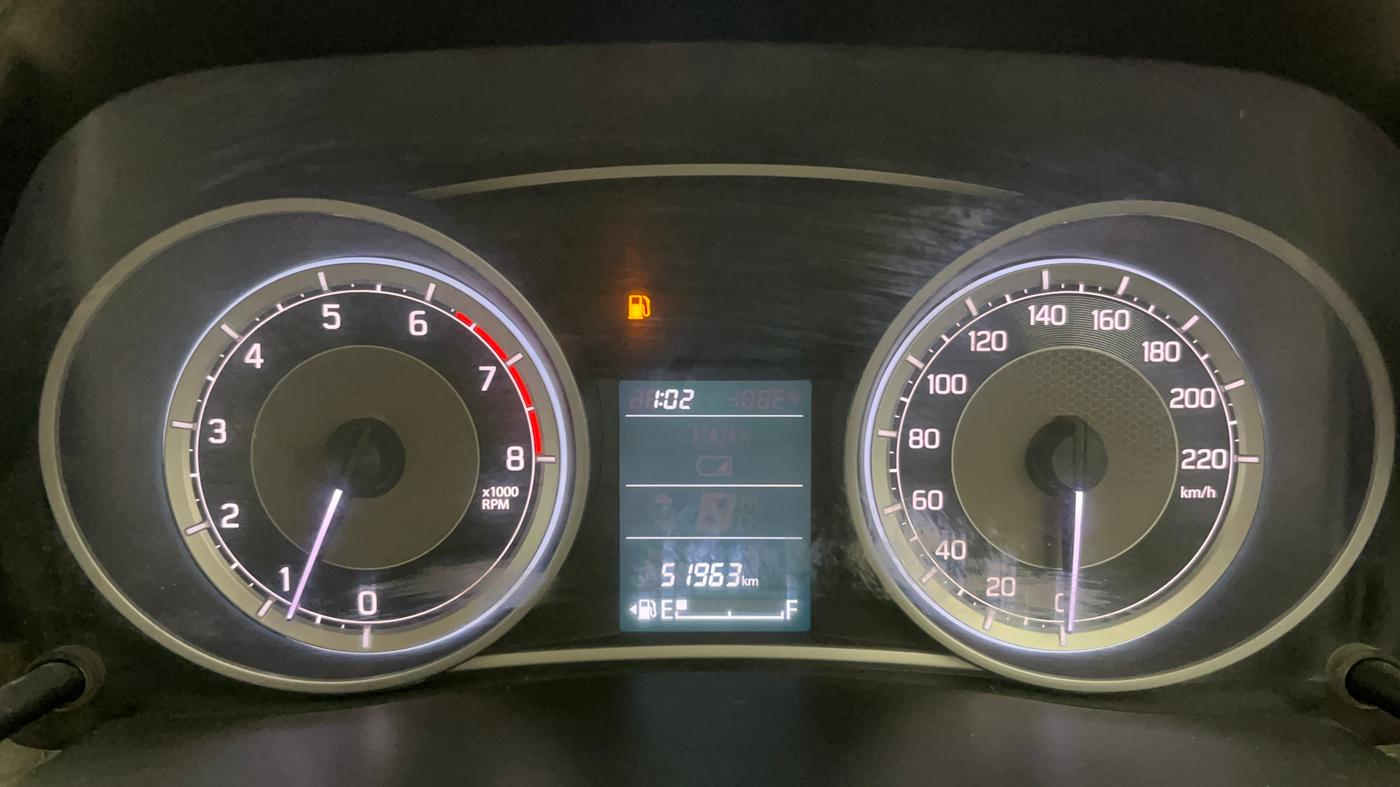 2019 Maruti Dzire VXI, Petrol, Manual, 51,976 km, Odometer Image