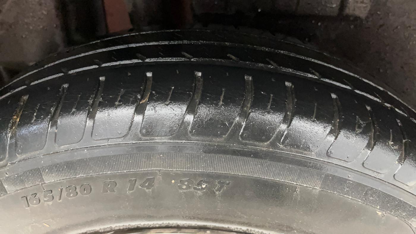 2019 Maruti Dzire VXI, Petrol, Manual, 51,976 km, Right Rear Tyre Tread