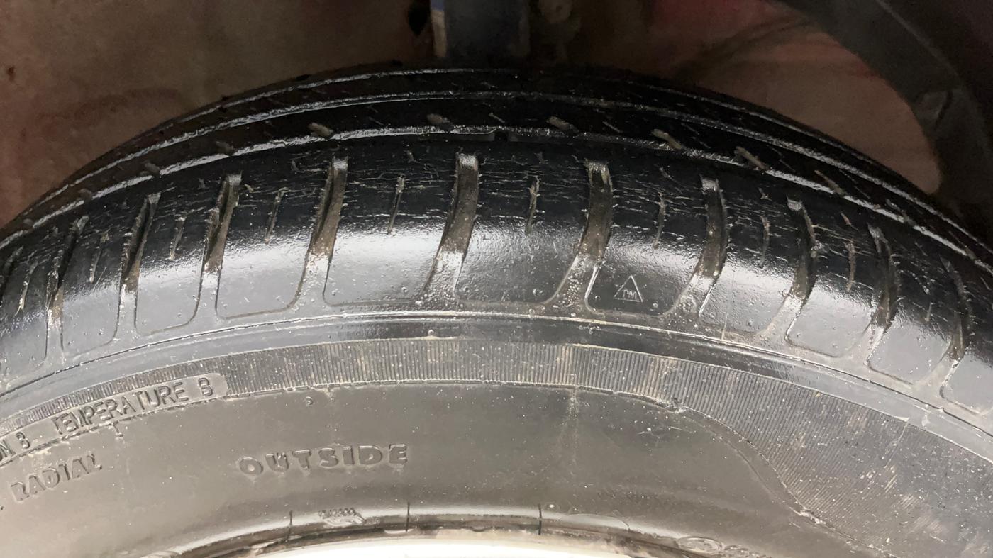 2019 Maruti Dzire VXI, Petrol, Manual, 51,976 km, Right Front Tyre Tread