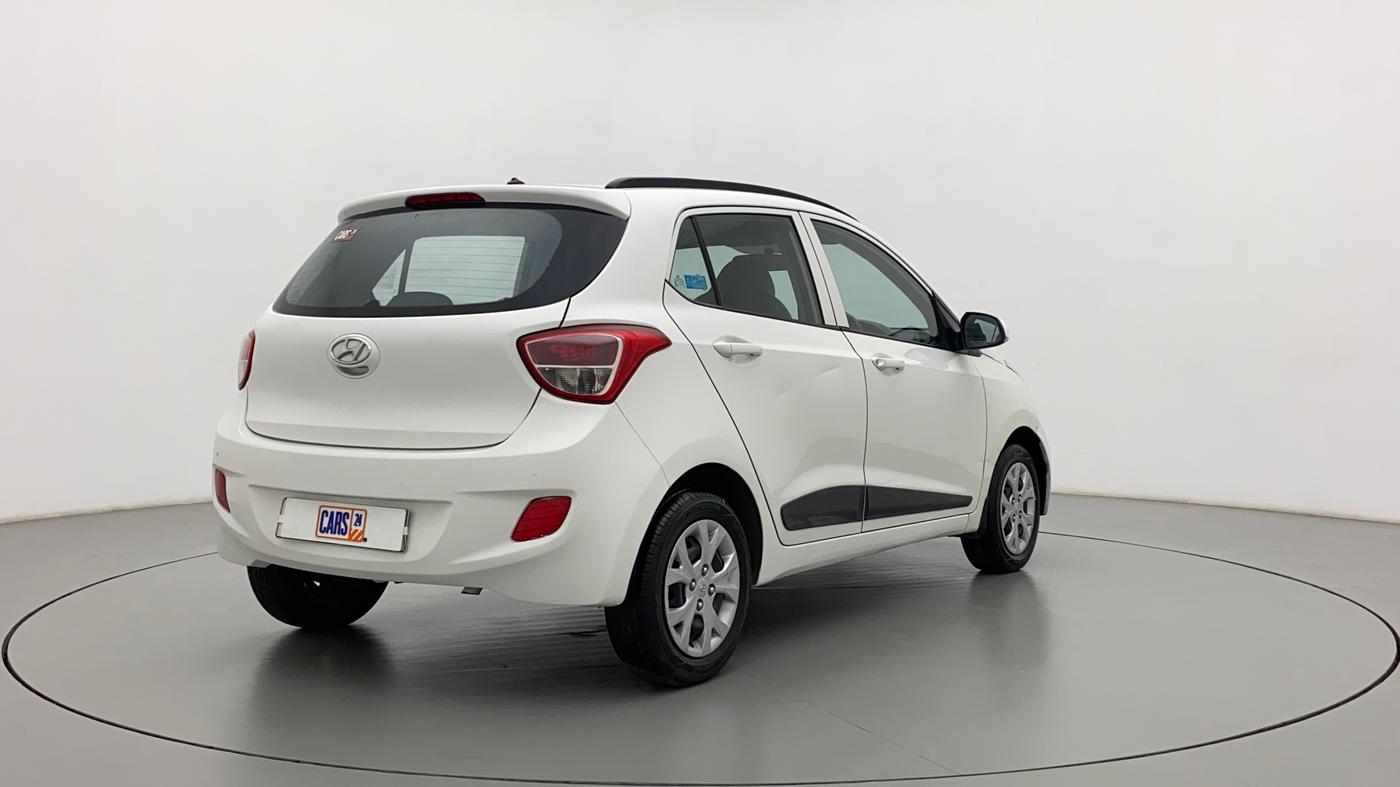 2015 Hyundai Grand i10 SPORTZ 1.2 KAPPA VTVT, Petrol, Manual, 60,079 km, Right Back Diagonal