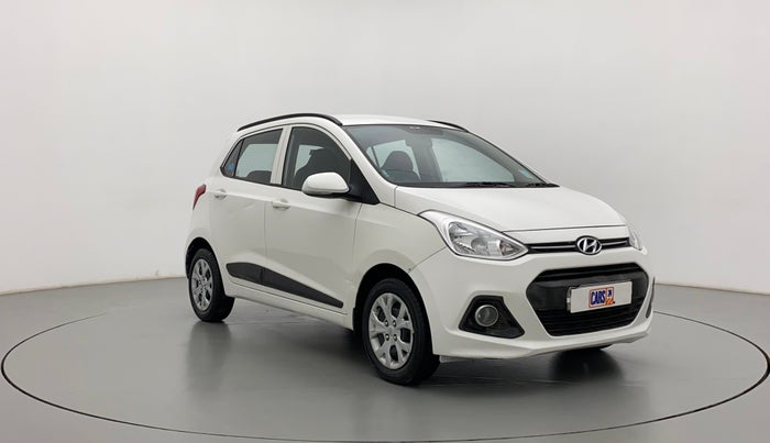 2015 Hyundai Grand i10 SPORTZ 1.2 KAPPA VTVT, Petrol, Manual, 60,079 km, Right Front Diagonal