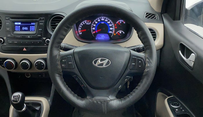 2015 Hyundai Grand i10 SPORTZ 1.2 KAPPA VTVT, Petrol, Manual, 60,079 km, Steering Wheel Close Up